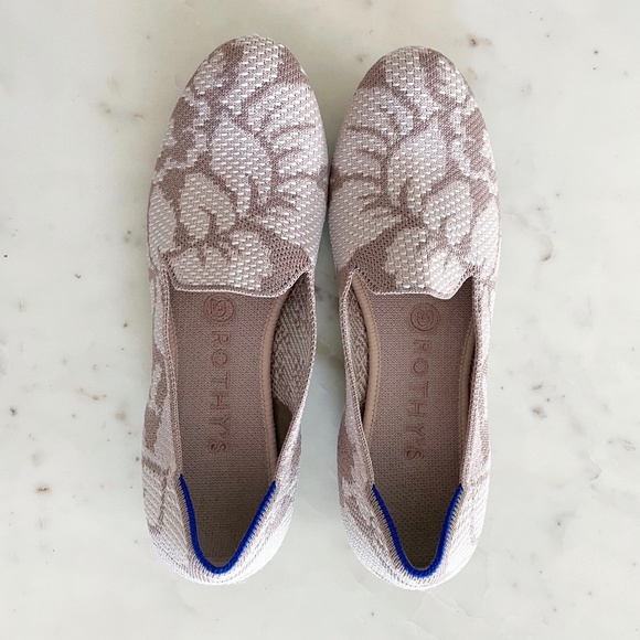 Rothy's Shoes - Rothy’s Loafer Petal Gray | Light Pink Floral